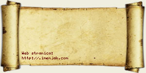 Jasminka Trnjaković vizit kartica